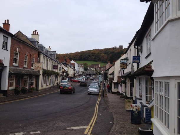 The Village of Dunster West Somerset England 