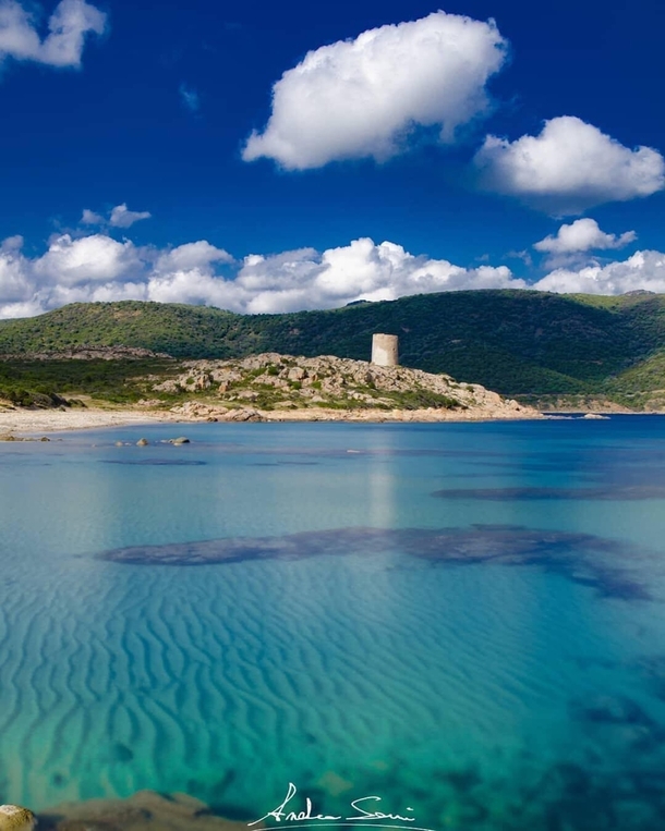 The water of Teulada beach SardiniaItaly by Andrea Senni 