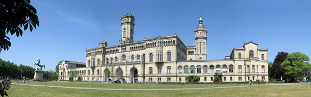 The Welfenschloss residence for the late kings of hannover nowadays a university 