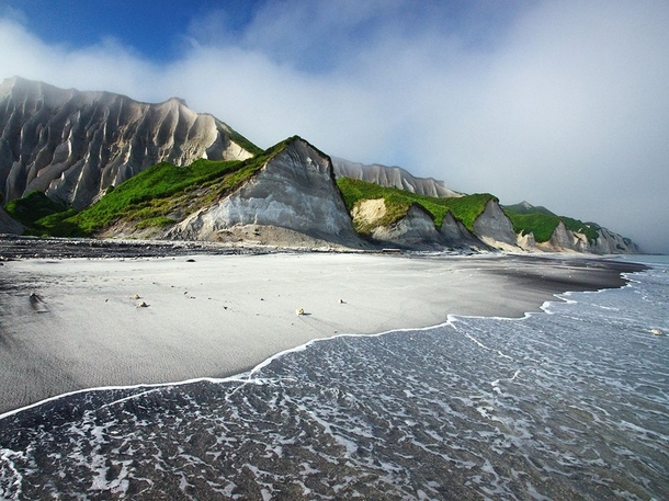 The White Cliffs of Iturup Russia 