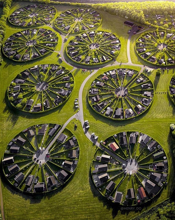 This Community In Denmark Lives In Surreal Circle Gardens by Henry Do