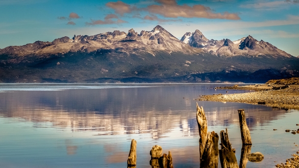 This is what you see when you reach the end of the world Ushuaia Argentina 