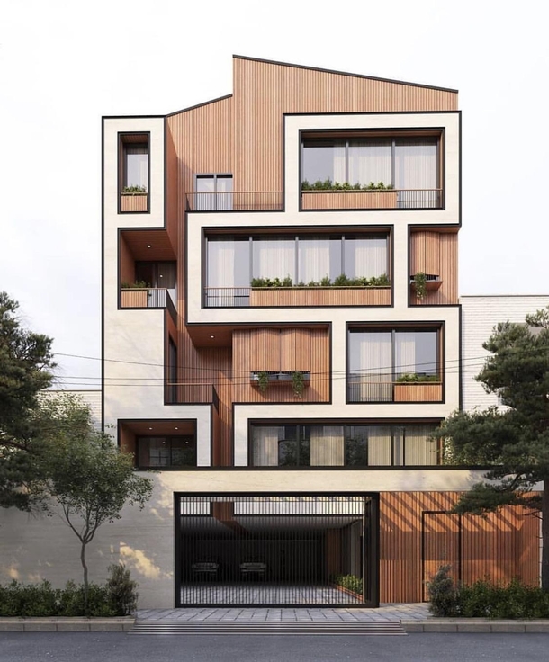 This Residential building designed by Nuvo Design