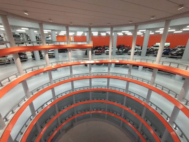 This underground parking in Leiden Netherlands