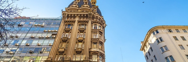 Three distincts generations of architectural styles - Buenos Aires Argentina 