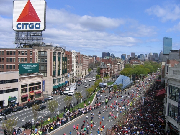 Today is Marathon Monday in Boston 