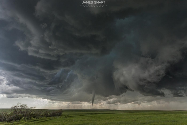 Tornado touches down in an open field Matheson Colorado USA x  - JAMESSMARTCOMAU