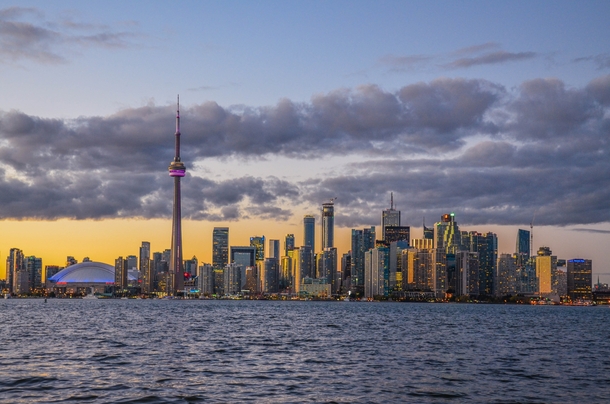 Toronto Canada at Dusk  by Chia Wei Teoh