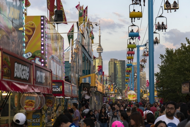 Toronto during the Canadian National Exhibition 