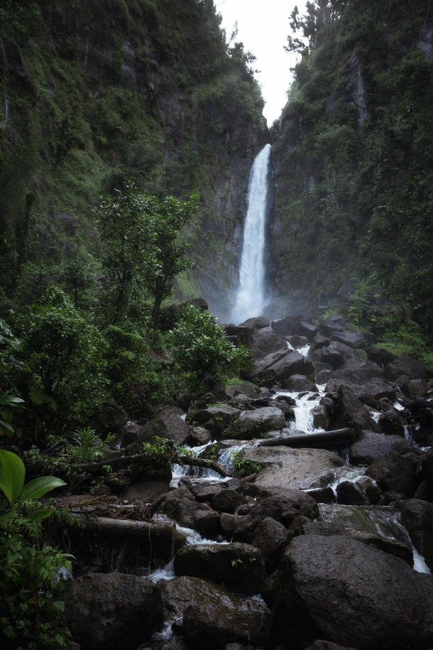 Trafalgar Falls Morne Trois Pitons National Park Dominica 