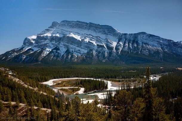 Tunnel Mountain Banff Canada  by Waldo Nell