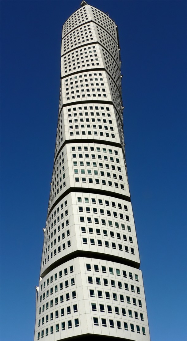 Turning Torso skyscraper in Malmo Sweden 