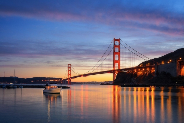 Twilight in the San Francisco Bay 