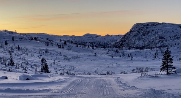 Twilight January th Bortelid Southern Norway 