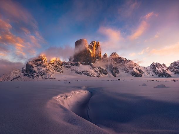 Twin Peaks - Mount Asgard Nunavut Territory Canada  Photo by Artur Stanisz
