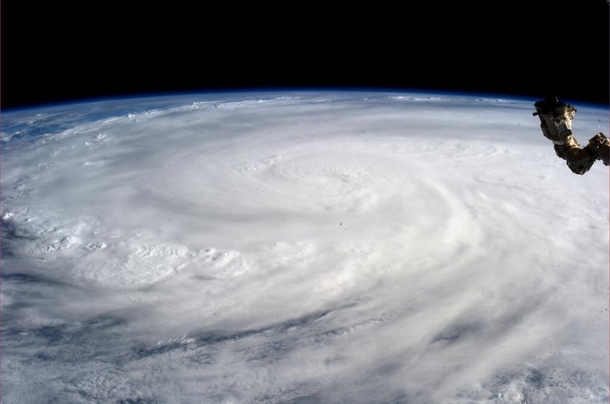 Typhoon Haiyan as seen from the International Space Station 
