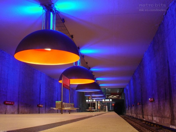 U-Bahn Station Munich Germany 