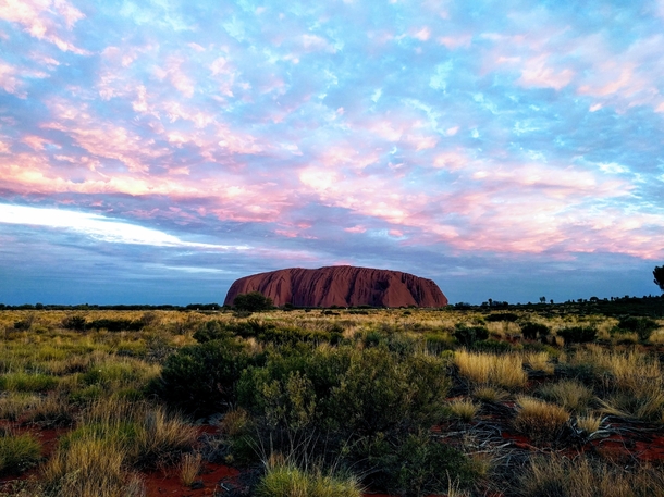 Uluru at Sunset 