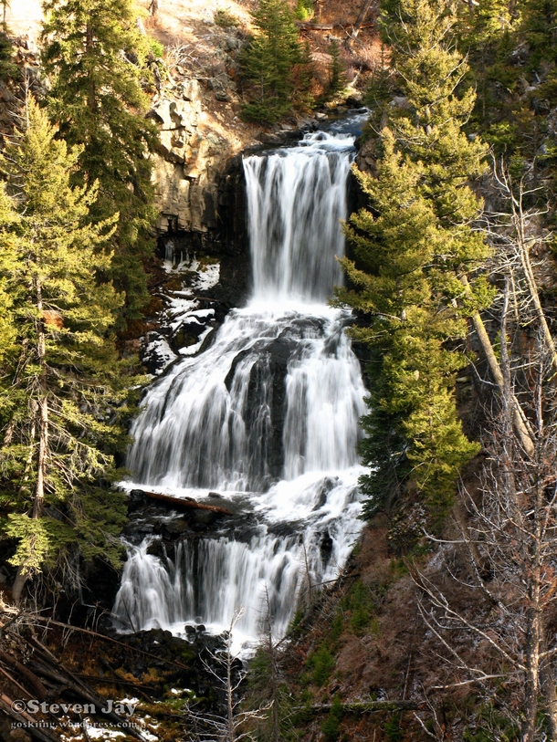 Undine Falls Yellowstone National Park 