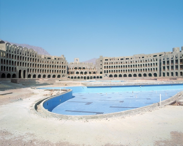 Unfinished Hotel Ruins of the Egyptian Desert 