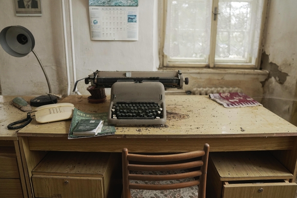 Untouched Vintage Workspace in the Trophy Hunter Mansion x  more in the Comments
