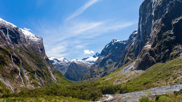 Valley at the end of the earth - Fiordland New Zealand 
