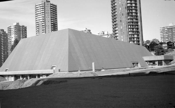 Vancouver Aquatic Center during construction   OS