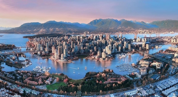 Vancouver Canada - Wonderful combination of natural and urban life