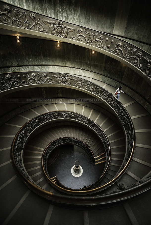 Vatican Museum Staircase  photo by Beboy Photographies