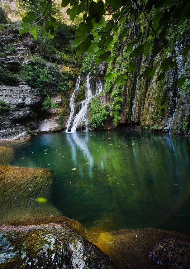 Very scenic looking waterfall in Abruzzo Italy Photo by Luciano Paradisi 