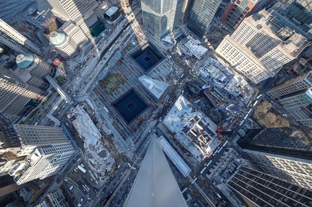 View from atop of the World Trade Center 