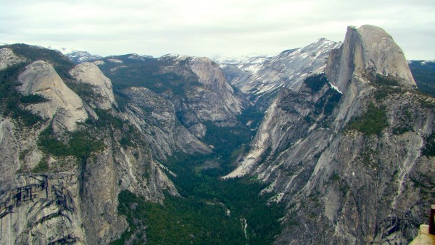 View from Glacier Point Yosemite California 
