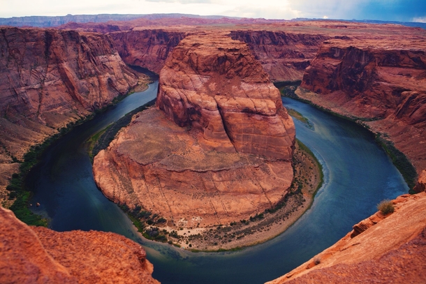 View from Horseshoe Bend AZ earlier this summer 