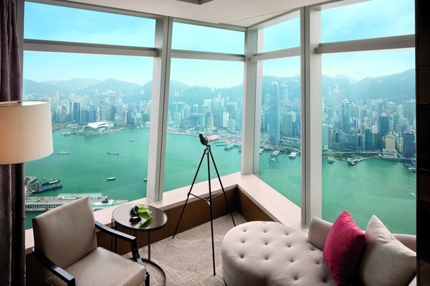 View from the Ritz Carlton in Hong Kong