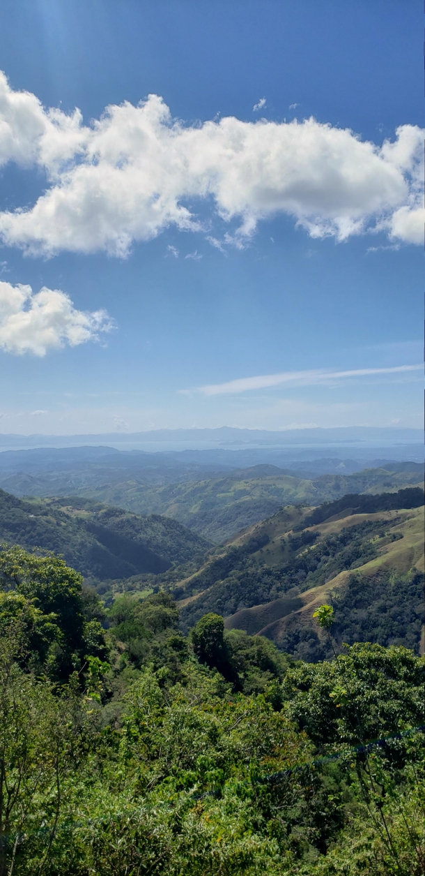 View of Nicoya Gulf from Monteverde Costa Rica 