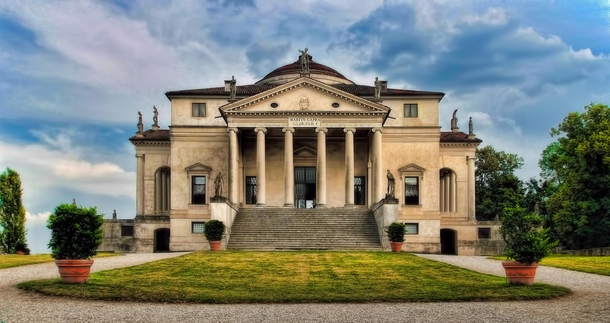Villa La Rotonda is a Renaissance villa just outside Vicenza in northern Italy designed by Italian Renaissance architect Andrea Palladio and completed in 