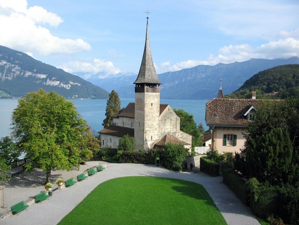 Village church in Switzerland