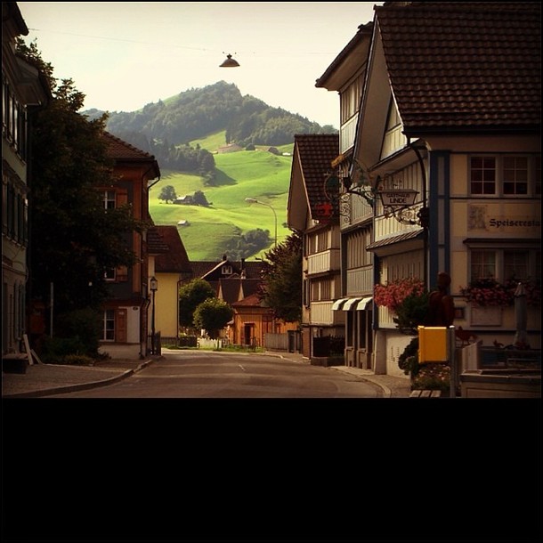 village of Appenzell in St Gallen Switzerland x 