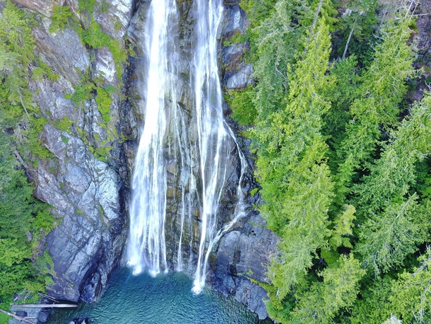 Virgin Falls on Vancouver Island 