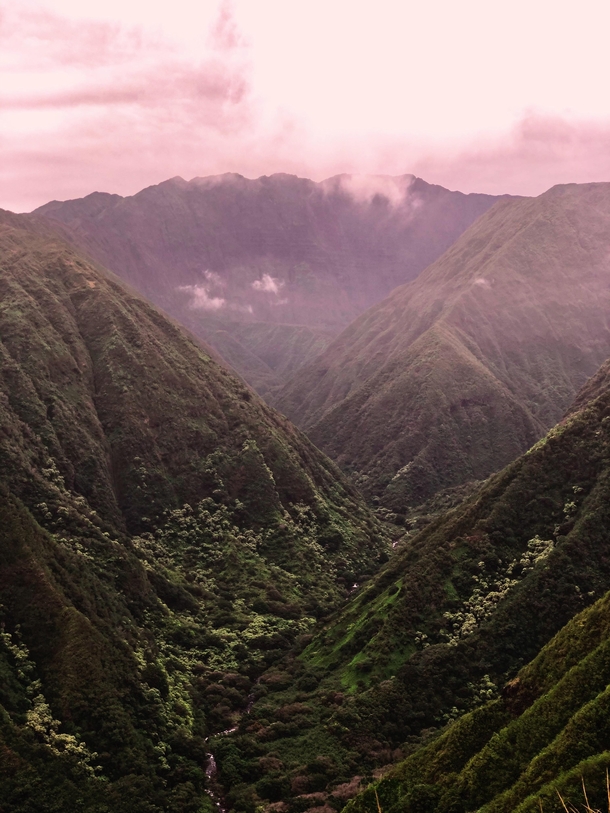 Waihee Ridge Trail in Maui Hawaii 