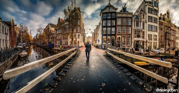 Walking into Amsterdam by Stanley Chen Xi 