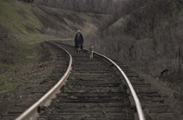 Walking on the tracks in Russia  photo by Denis Bodrov