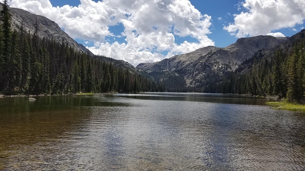 Was lucky enough to discover this beautiful fly fishing spot last weekend Lake Geneva Big Horn Mountains Wyoming 