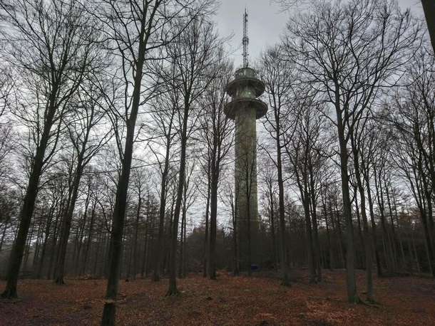 Was surprised by this old cold war radio tower in the woods almost felt like a scene from Star wars Denmark OC