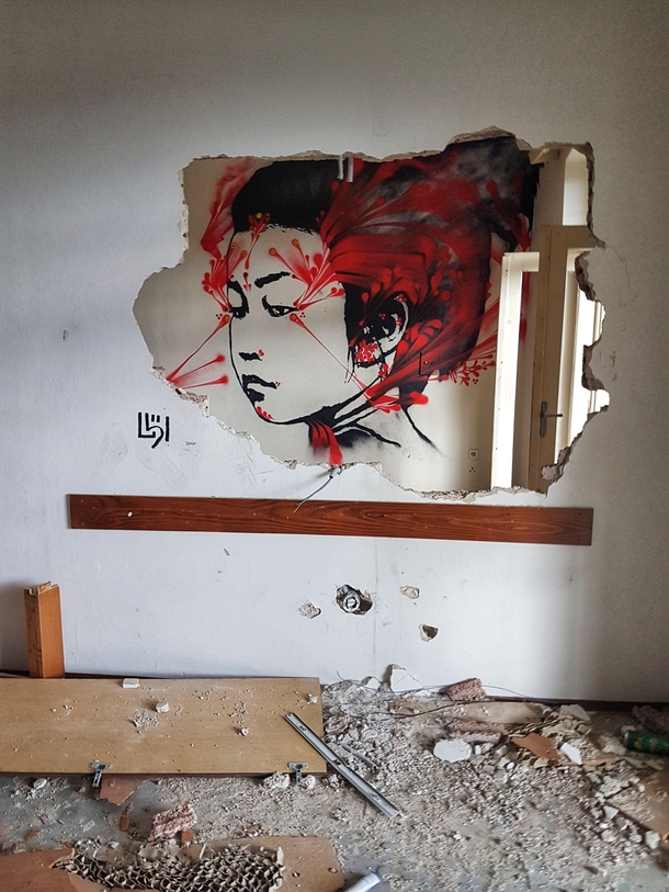 We found this beauty while exploring an abandoned Nazi childhome  hotel in Wienerwald Austria 