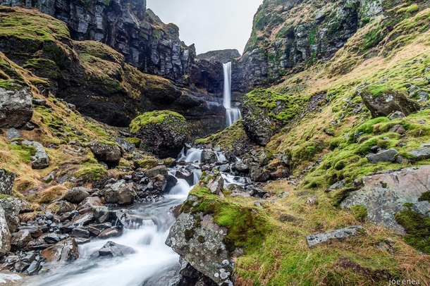 We stumbled upon this waterfall accidentally on our trip in Iceland - 