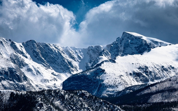 Weather breaks at Rocky Mountain National Park after spring snowstorm -May 