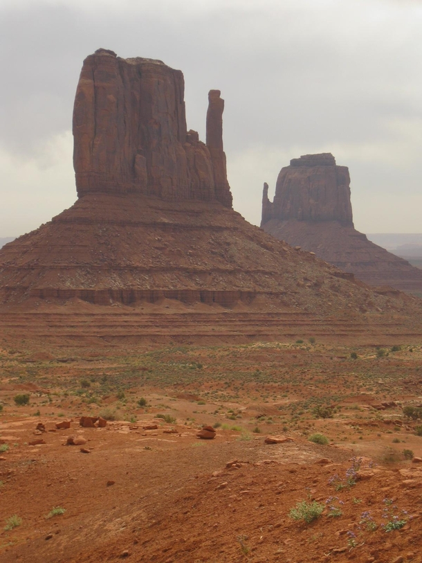 West Mitten and East Mitten Buttes Monument Valley Tribal Park Navajo Nation 