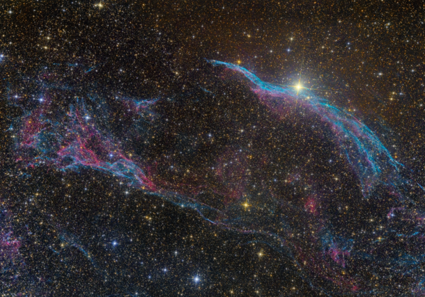 Western Veil Nebula and Pickerings Triangle 