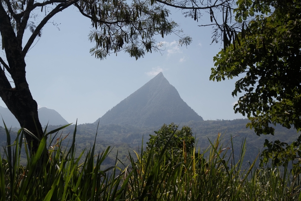 While lost in Colombia we came across this isolated mountain that looks as thought it were drawn by a child 